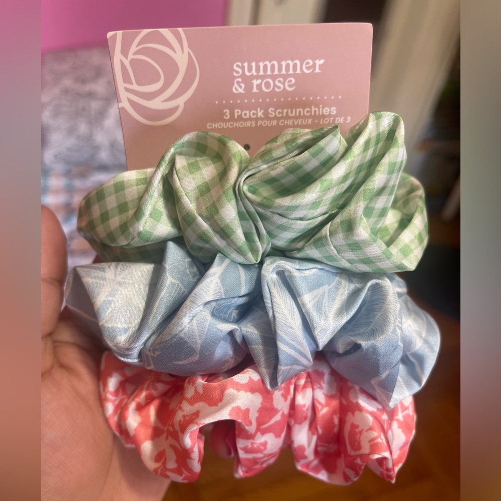 summer & rose 3 pack scrunchie